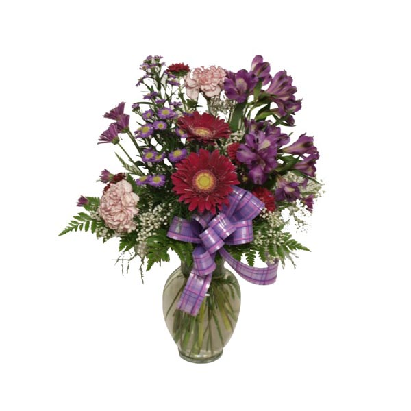 Un Magnifique Bouquet De Fleurs Rappelant Les Teintes De